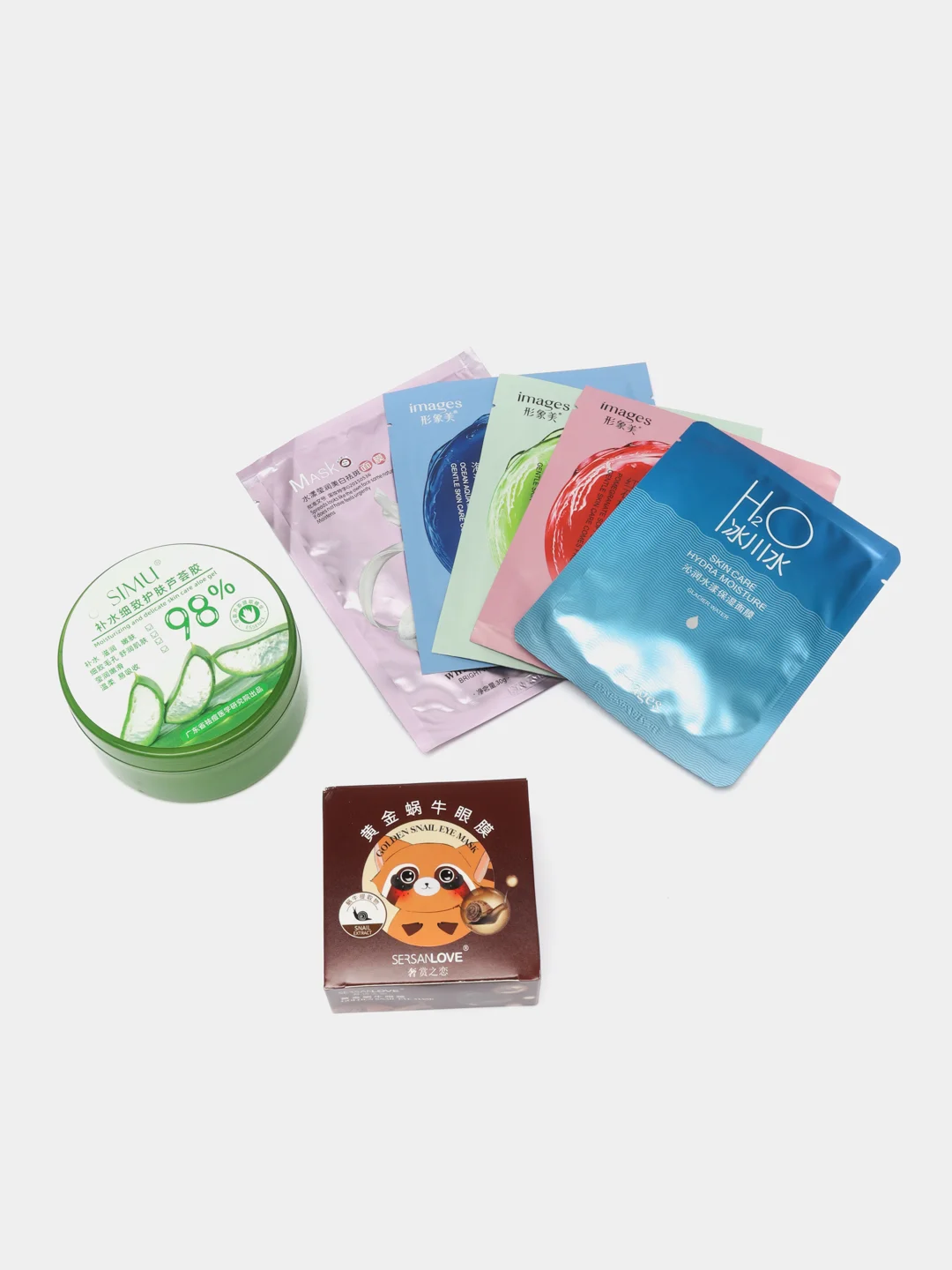 Желтый подарочный набор уходовой косметики "Beauty Box"
