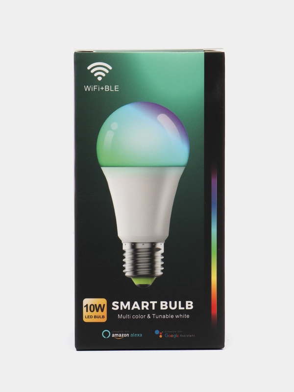 Умная светодиодная лампочка Smart Bulb, RGB с Wi-Fi