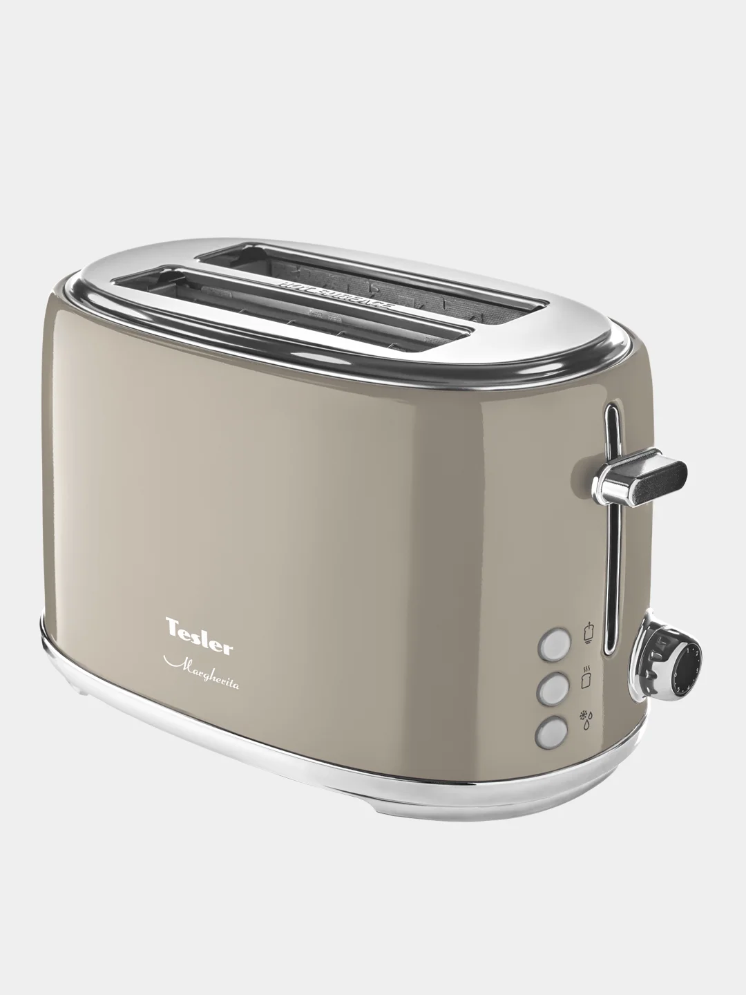 Бежевый меланж тостер TESLER TT-255