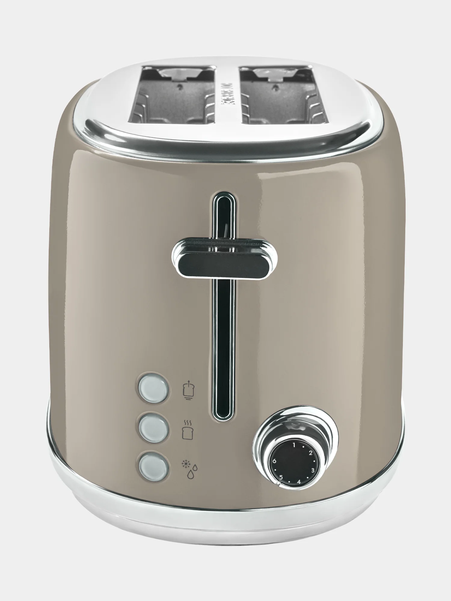 Бежевый меланж тостер TESLER TT-255