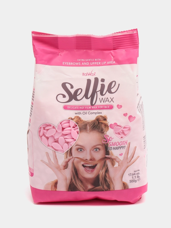 Воск пленочный Selfie Italwax, для депиляции лица гранулированный