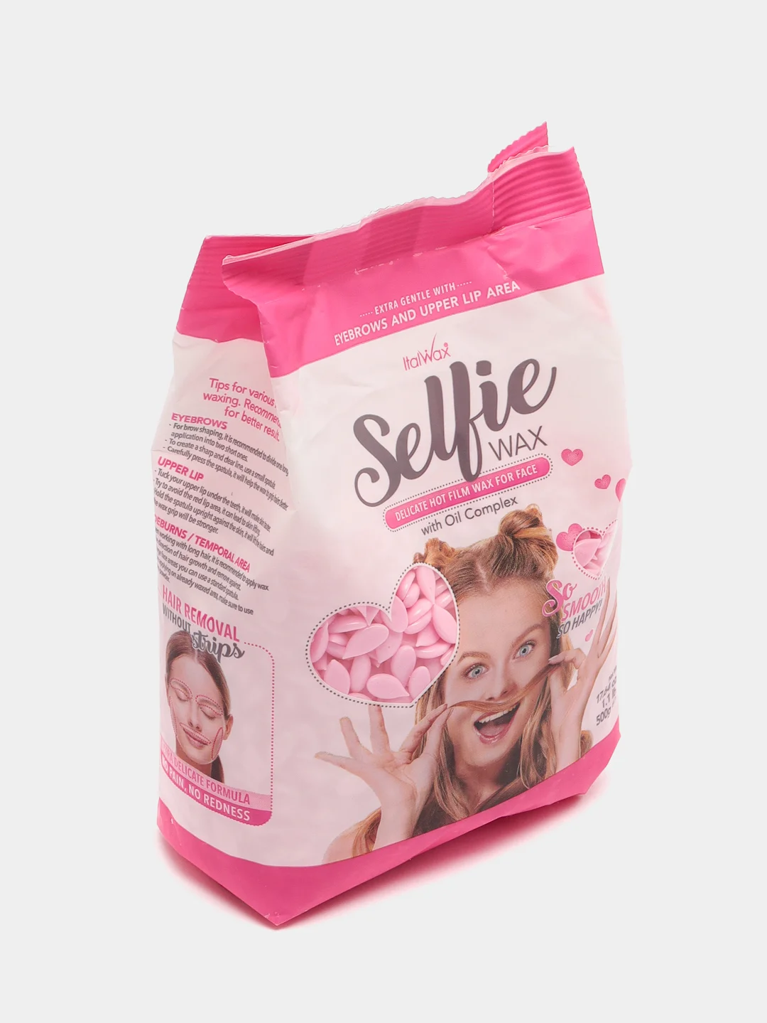 Воск пленочный Selfie Italwax, для депиляции лица гранулированный