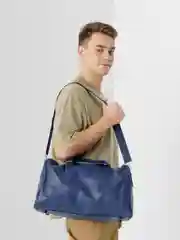 Индиго сумка дорожная, через плечо, экокожа