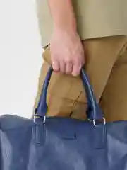 Индиго сумка дорожная, через плечо, экокожа