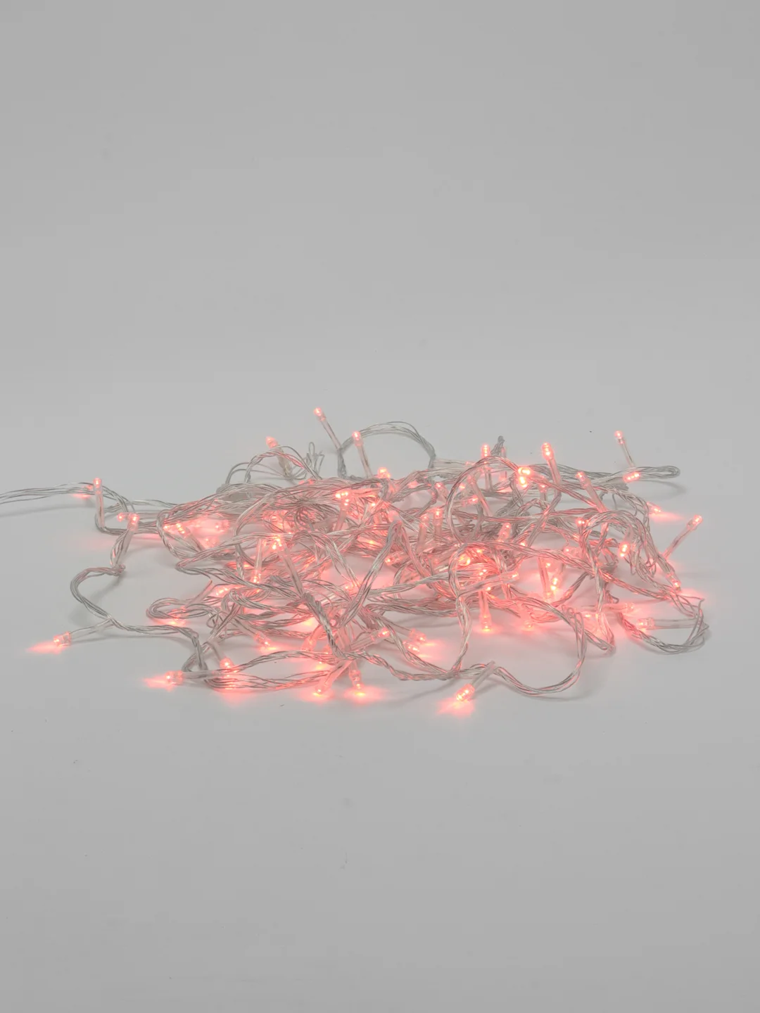 Красный электрогирлянда для украшения интерьера 10 метров, 8 режимов, 100 LED