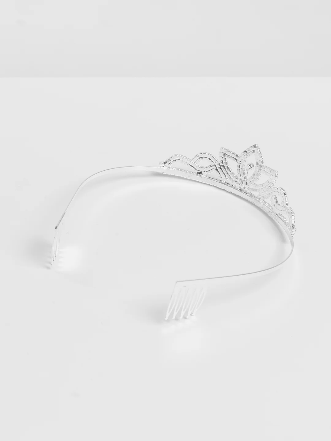 Серебряный диадема, корона для девочек