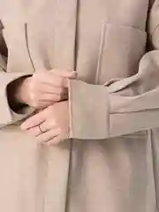 Бежевый меланж рубашка утепленная