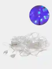 Синий электрогирлянда для украшения интерьера 10 метров, 8 режимов, 100 LED