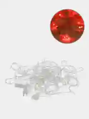Красный электрогирлянда для украшения интерьера 10 метров, 8 режимов, 100 LED