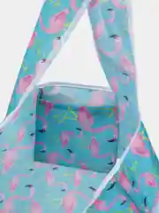 Лазурный сумка-шоппер хозяйственная, складная, 10 цветов