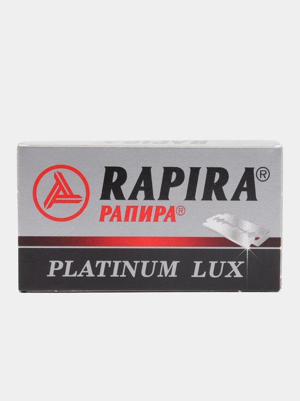 Сменные классические лезвия Rapira "Платина Люкс", 5 штук