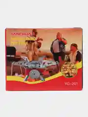 Плитка туристическая, газовая горелка, походная для выездов, с чехлом