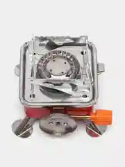 Плитка туристическая, газовая горелка, походная для выездов, с чехлом