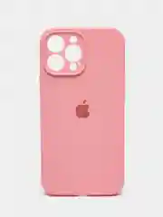 Розовый цветные силиконовые чехлы для iPhone 13 Pro Max, с бархатной прослойкой