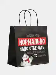 Голубой пакет подарочный новогодний, новогодний пакетик "С новым 2025 годом", 22х22см 1 дизайн