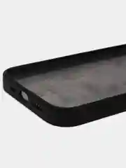 Черный цветной силиконовый чехол для iPhone 13 Pro, с бархатной прослойкой