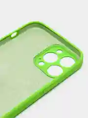Салатовый цветные силиконовые чехлы для iPhone 13 Pro Max, с бархатной прослойкой