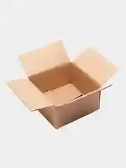 Картонная коробка  для упаковки подарка / коробка для подарка крафт однотонная новогодняя
