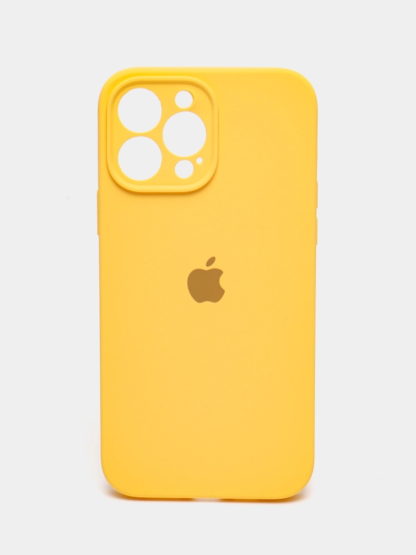Цветные силиконовые чехлы для iPhone 13 Pro Max, с бархатной прослойкой
