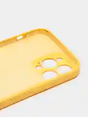 Желтый цветные силиконовые чехлы для iPhone 13 Pro Max, с бархатной прослойкой