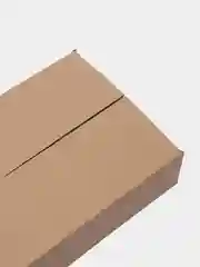 Картонная коробка  для упаковки подарка / коробка для подарка крафт однотонная новогодняя