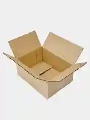 Картонная коробка  для упаковки подарка / коробка для подарка крафт однотонная новогодняя