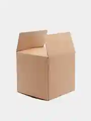 Картонная коробка  для упаковки подарка / коробка для подарка крафт однотонная новогодняя