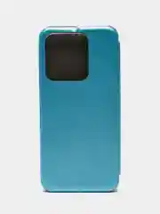Голубой чехол книжка Tecno Spark GO 2022, Tecno Spark 8C / Техно Спарк Го 2022, Спарк 8С