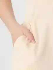 Кремовый женский комбинезон, летний