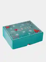 Индиго упаковка "Новогодняя коробка", 20 х 17 х 6 см