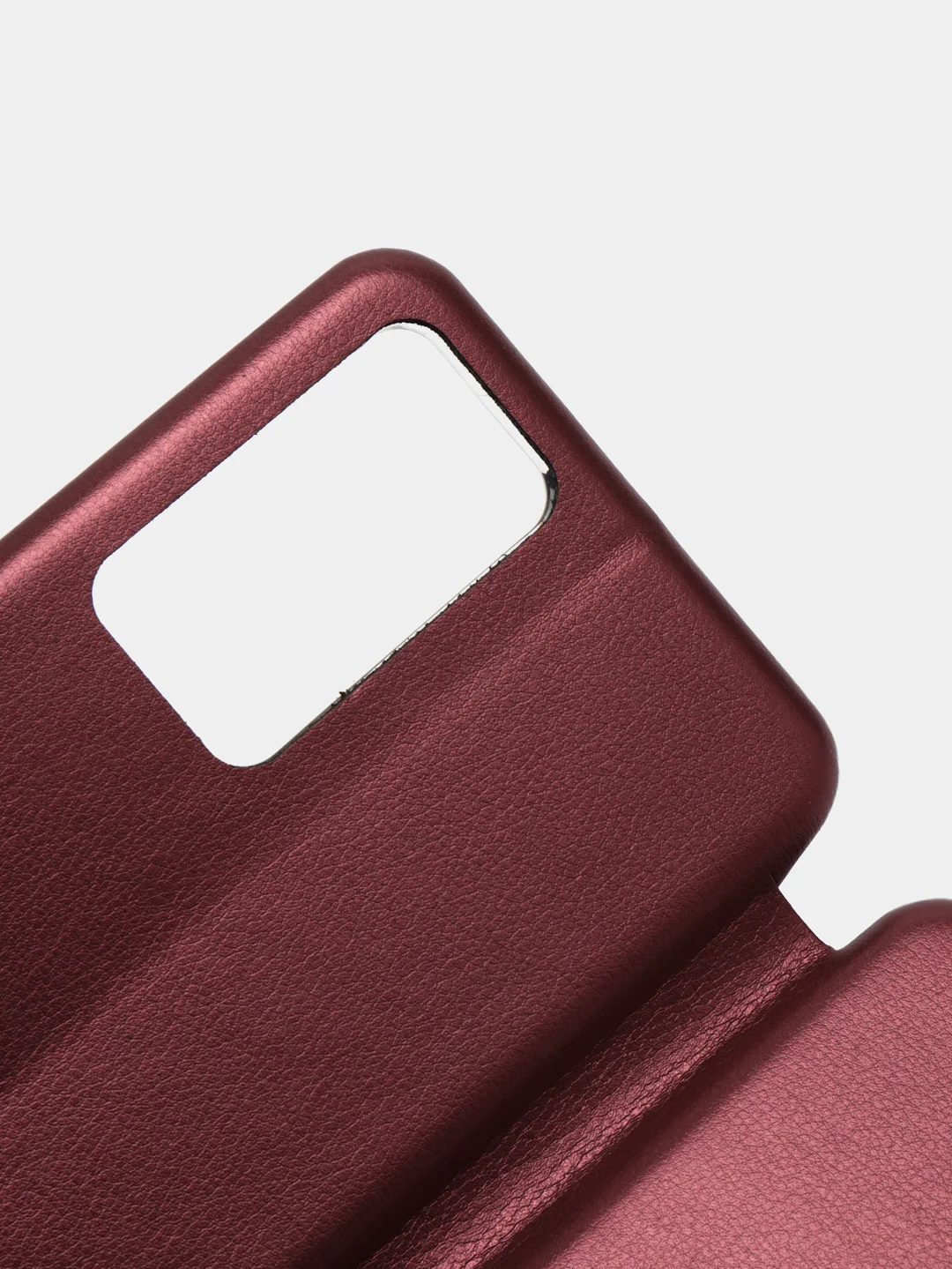 Багровый чехол-книжка для Infinix NOTE 11 Pro (Инфиникс Нот 11 Про)