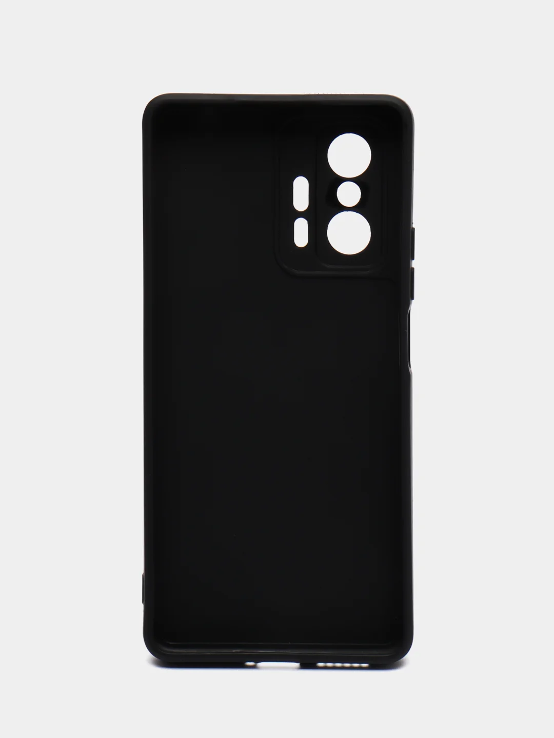 Черный чехол для Xiaomi 11T, 11T Pro (Сяоми 11Т, 11Т Про), прозрачный