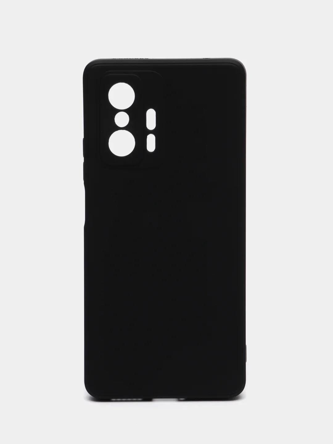 Черный чехол для Xiaomi 11T, 11T Pro (Сяоми 11Т, 11Т Про), прозрачный