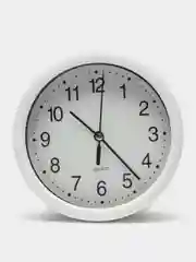 Белый часы настенные круглые, 15 см