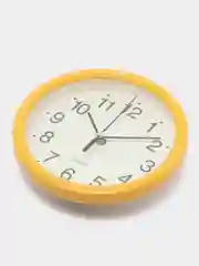 Желтый часы настенные круглые, 15 см