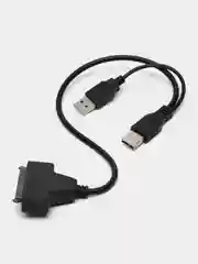 Черный переходник  сата с micro SATA13, SATA18  на SATA 2.5"