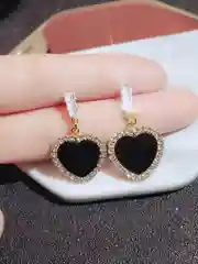 Серьги-подвески женские, в виде сердца