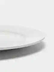 Тарелка обеденная с утолщённым краем White Label, d=20 см, цвет белый