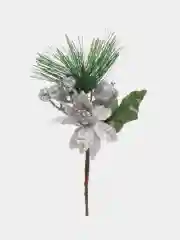 Серебряный ветка хвойная, 17-19 см