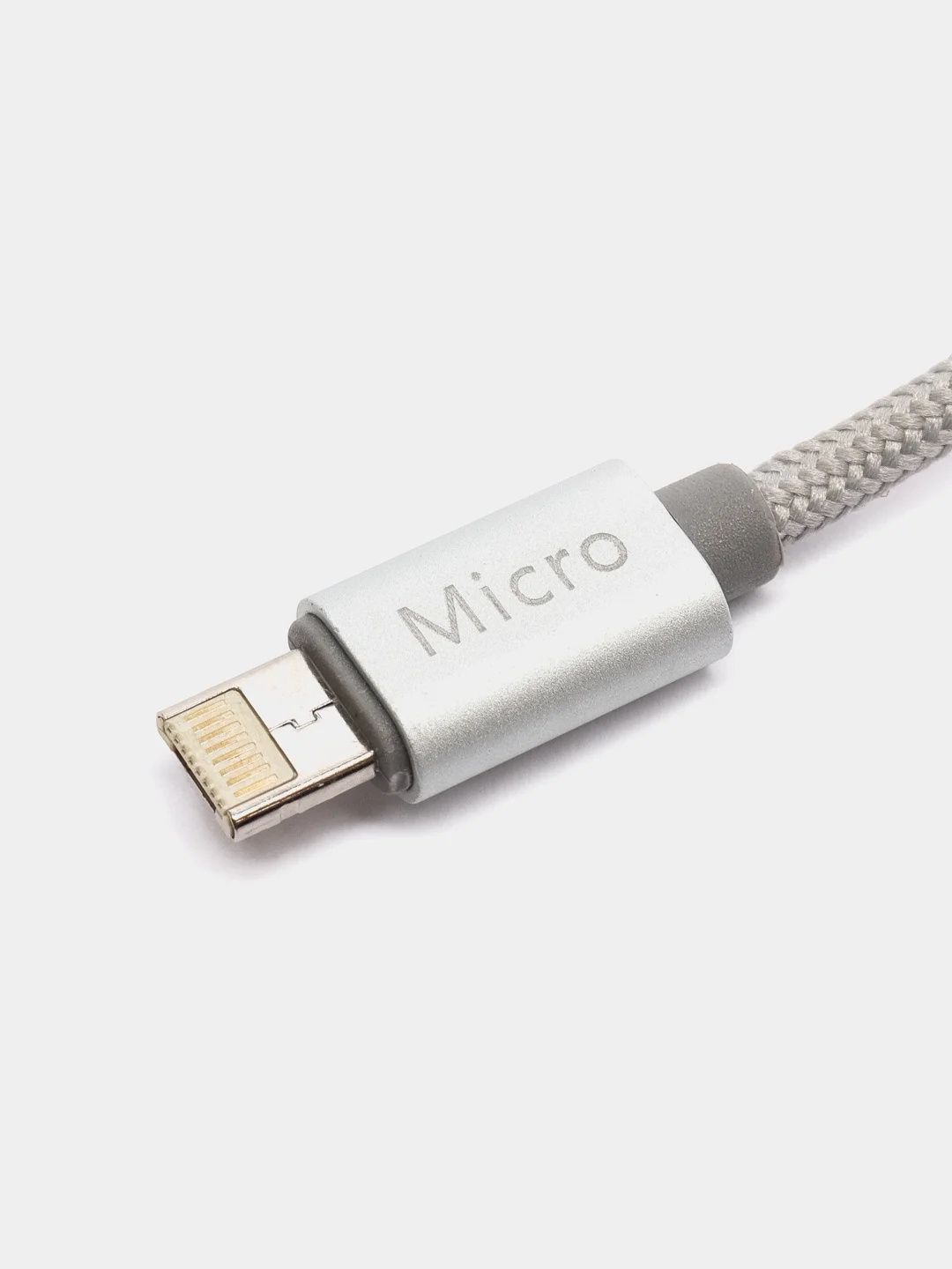 Кабель USB 2.0 OLMIO "Magic 5/8", microUSB + lightning, 2.1 А, 1 м