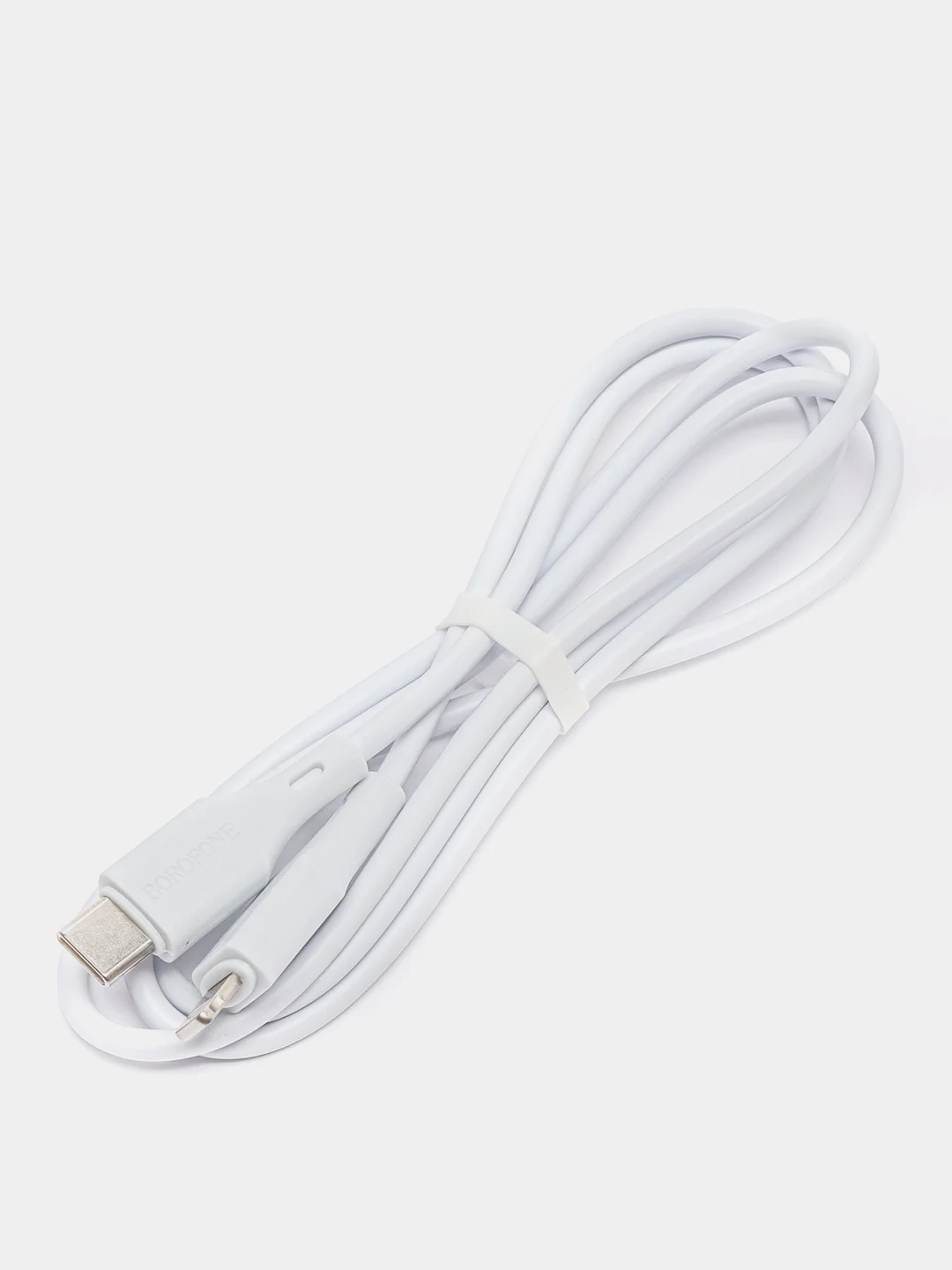 Белый дата-кабель BOROFONE BX49 Type-C to Lightning, 1 м, быстрая зарядка, 20W, QC 3.0
