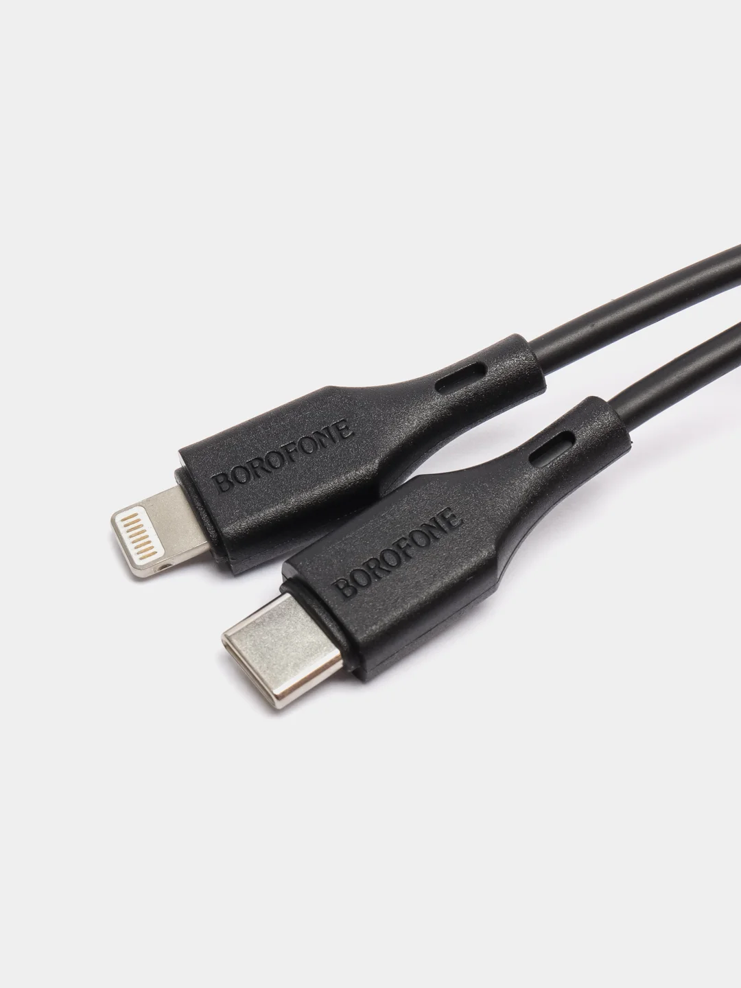 Черный дата-кабель BOROFONE BX49 Type-C to Lightning, 1 м, быстрая зарядка, 20W, QC 3.0