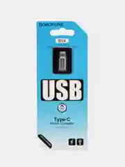 Адаптер-переходник Borofone BV4, micro USB - USB Type-C