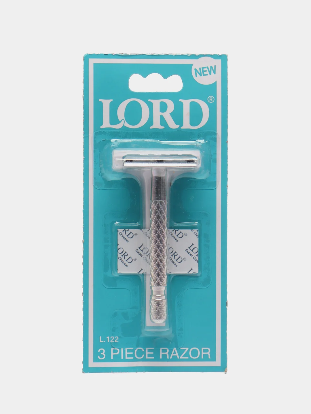 Классический Т-образный станок и 1 лезвие Lord Silver L.122