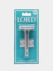 Классический Т-образный станок и 1 лезвие Lord Silver L.122