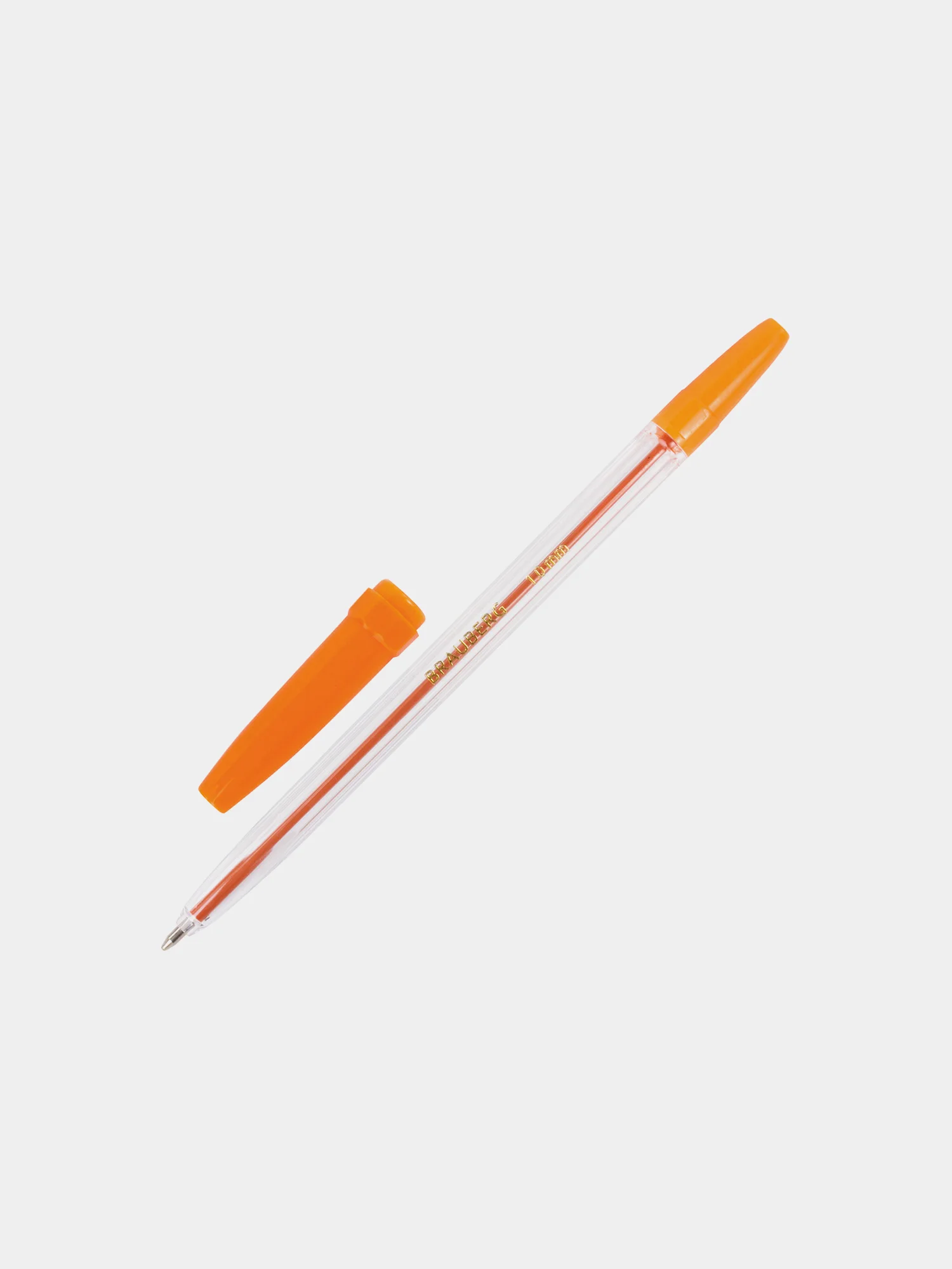 Ручки шариковые BRAUBERG НАБОР 10шт., АССОРТИ, Line, корпус прозрачный, 1мм,линия 0,5мм