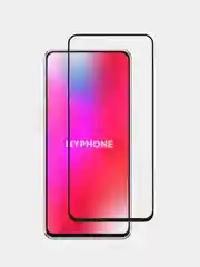 Черный защитное стекло 9D для Samsung A80 / A90