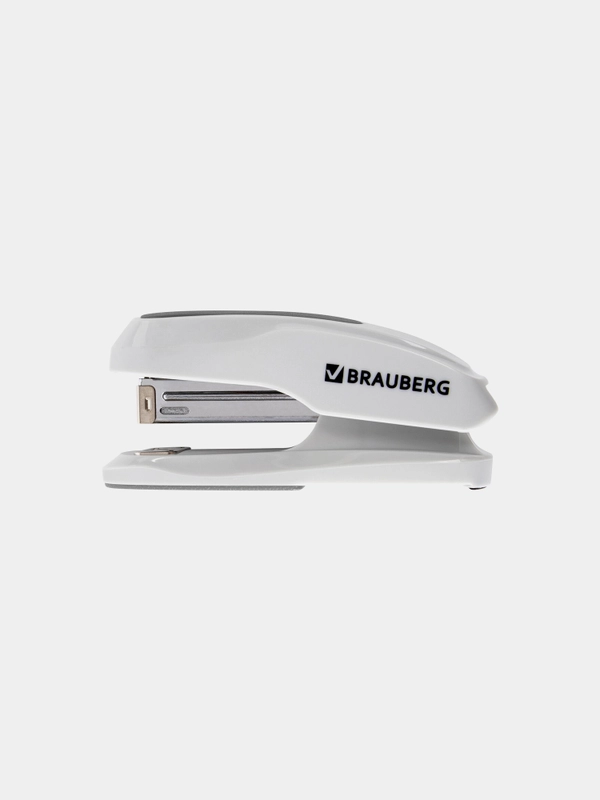 Степлер №24/6, 26/6 BRAUBERG "Extra", до 30 листов, серый, 229089