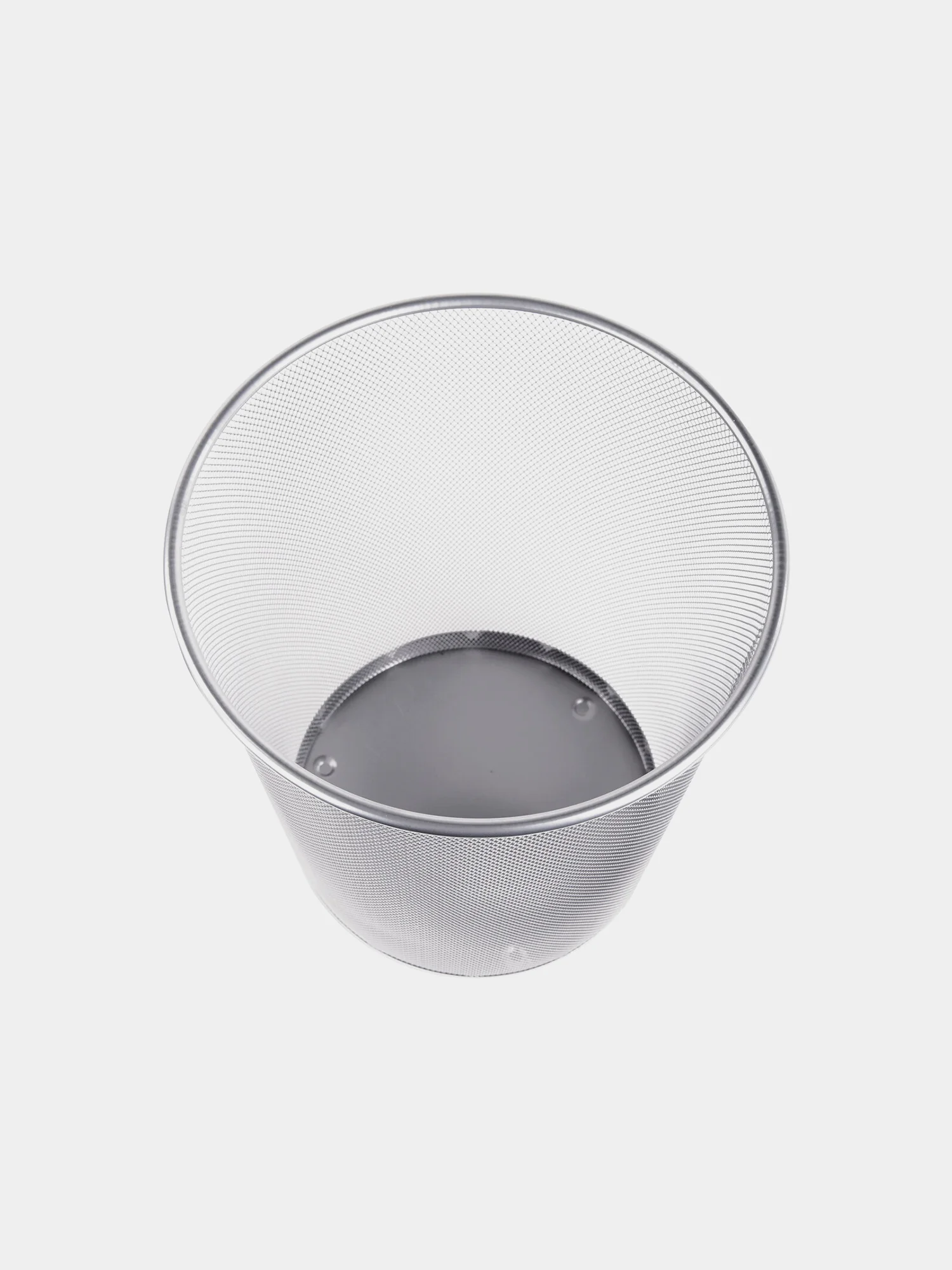 Корзина для бумаг БОЛЬШАЯ 20 л, металлическая, серебристая, BRAUBERG "Germanium", 231957