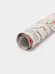 Горчичный бумага упаковочная, 1шт и 5шт в упаковке новогодняя, крафт